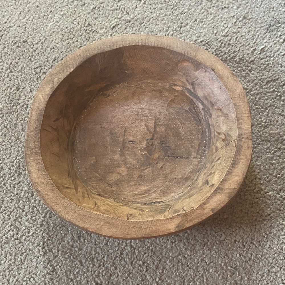 Rustic Wooden Bowl